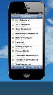 calc xls spreadsheet iphone capturas de pantalla 3