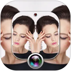mirror photo editor with effects split & blend pic logo, reviews