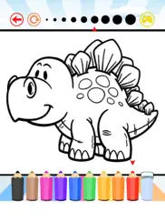 dinosaur coloring book all pages free for kids hd ipad images 2