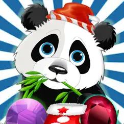 cute panda jungle match puzzle game for christmas logo, reviews