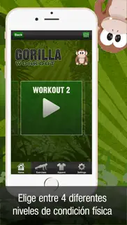 gorilla workout iphone capturas de pantalla 2