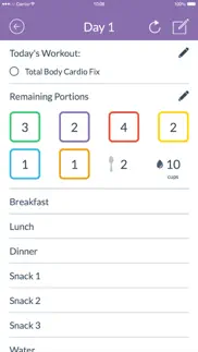 21 day fix® tracker – official iphone images 1