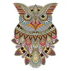 owl floral coloring book for adult relaxation game logo, reviews