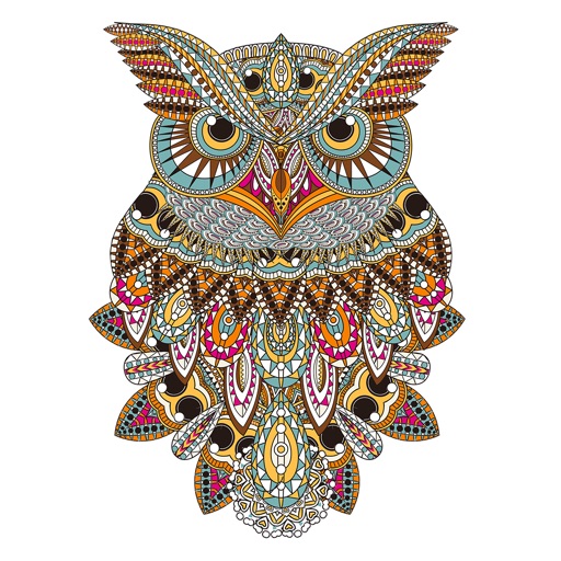 Owl Floral Coloring Book For Adult Relaxation Game app reviews download