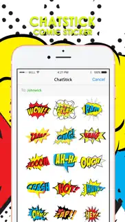 comic message sticker collection for imessage iphone images 1