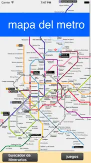 metro de madrid - mapa y buscador de itinerarios iphone images 2
