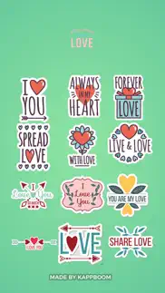love collection stickers iphone images 1