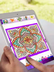 mandala coloring book adults calm color therapy ipad images 1