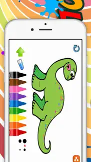 dino saurs coloring book for kids iphone images 1