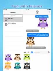 cute owl stickers by kappboom ipad images 2