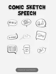 comic sketch speech ipad images 1
