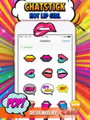 lip hot girl stickers for imessage ipad images 1