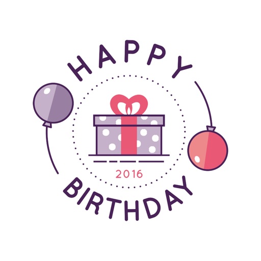 Birthday Party Stickers by Kappboom app reviews download