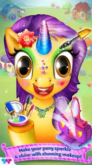 pony care rainbow resort - enchanted fashion salon iphone images 3