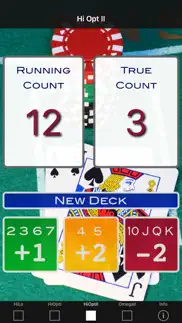 a blackjack card counter - professional iPhone Captures Décran 3