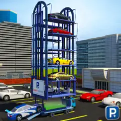 multi level car parking crane driving simulator 3d logo, reviews