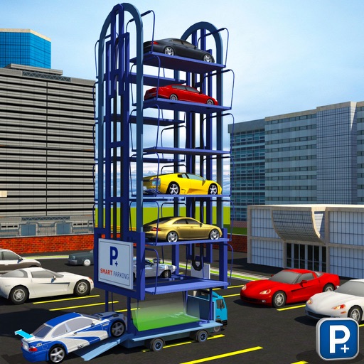 Multi Level Car Parking Crane Driving Simulator 3D app reviews download
