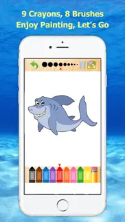 funny ocean designs - sea animal coloring book iphone images 3