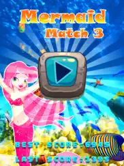 mermaid match 3 puzzle-mermaid drag drop line game ipad images 1