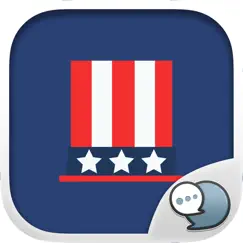 4th of july stickers for imessage by chatstick logo, reviews