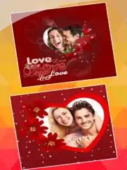 valentine's day love cards - romantic photo frame ipad images 2