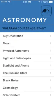 wolfram astronomy course assistant iphone resimleri 1
