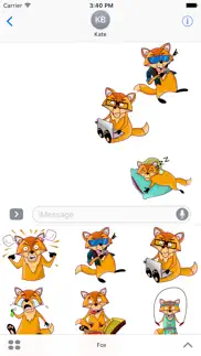 darwin the fox sticker pack iphone images 2