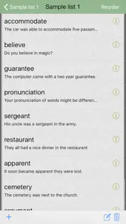 spelling test iphone capturas de pantalla 3