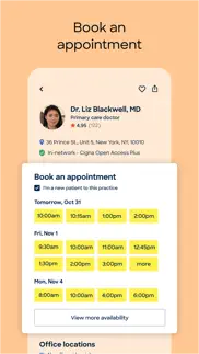zocdoc - find and book doctors iphone images 4
