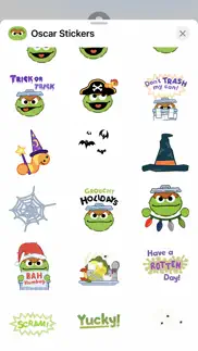 oscar the grouch stickers iphone images 2