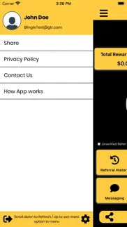 blingle referral app iphone images 3