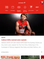 sydney swans official app ipad images 1