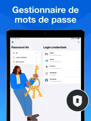 passwords air - lock manager iPad Captures Décran 1