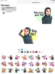 hijab girl stickers- wasticker ipad images 2