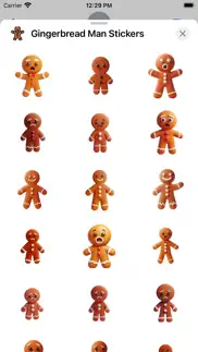 gingerbread man stickers iphone capturas de pantalla 1