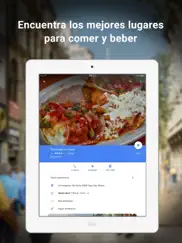 google maps - rutas y comida ipad capturas de pantalla 3