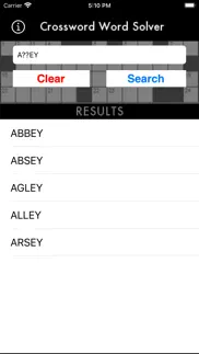 crossword word solver iphone resimleri 1