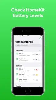 homebatteries for homekit iPhone Captures Décran 1