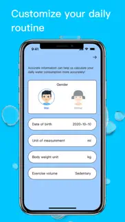water drink - reminder iphone resimleri 1