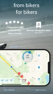 curve tracker for motorbike iPhone Captures Décran 2