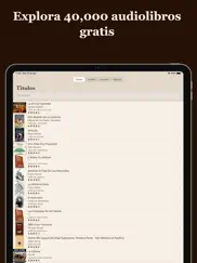audiolibros librivox ipad capturas de pantalla 1