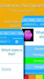 quiz and flashcard maker iphone images 2