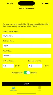 taxi control iPhone Captures Décran 1