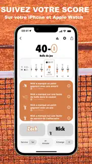 tennis score keepr iPhone Captures Décran 1