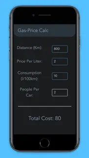 gas cost calculator iphone images 1