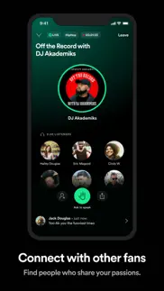 spotify live iphone capturas de pantalla 3