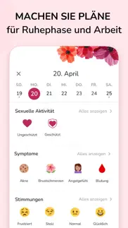 mein menstruations-kalender iphone bildschirmfoto 2