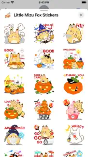 little mizu fox stickers iphone images 3