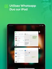 dual messenger for wa whatsweb iPad Captures Décran 1