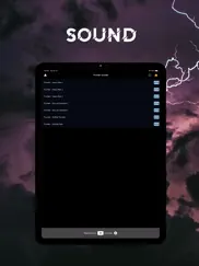 thunder sounds for sleeping ipad bildschirmfoto 1